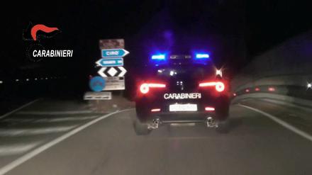 Anti-Mafia-Einsatz der italienischen Polizei.