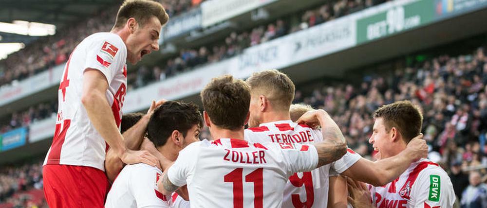 Köln feiert und schafft den zweiten Sieg in Folge.