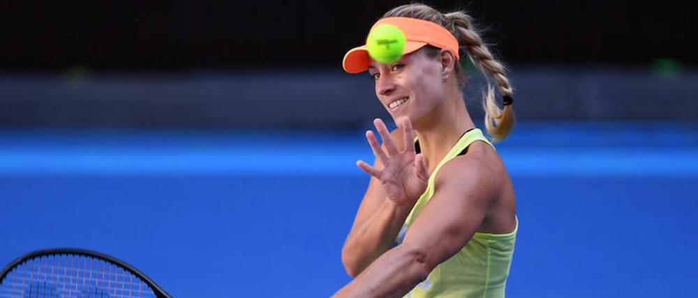 Endlich wieder locker. Angelique Kerber hat zuletzt in Sydney ihr erstes Turnier seit den US Open 2016 gewonnen. 