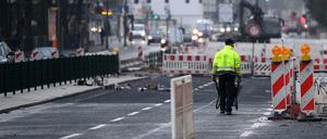 Bei Bauarbeiten am Mariendorfer Damm wurde das Rohr wohl beschädigt, der Beton konnte einfließen. (Archiv-Foto von Januar 2017)