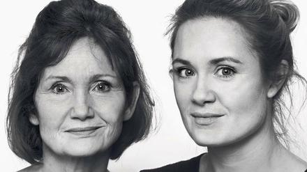 Mutter und Tochter. Schauspielerinnen Barbara Schnitzler (links) und Pauline Knof.