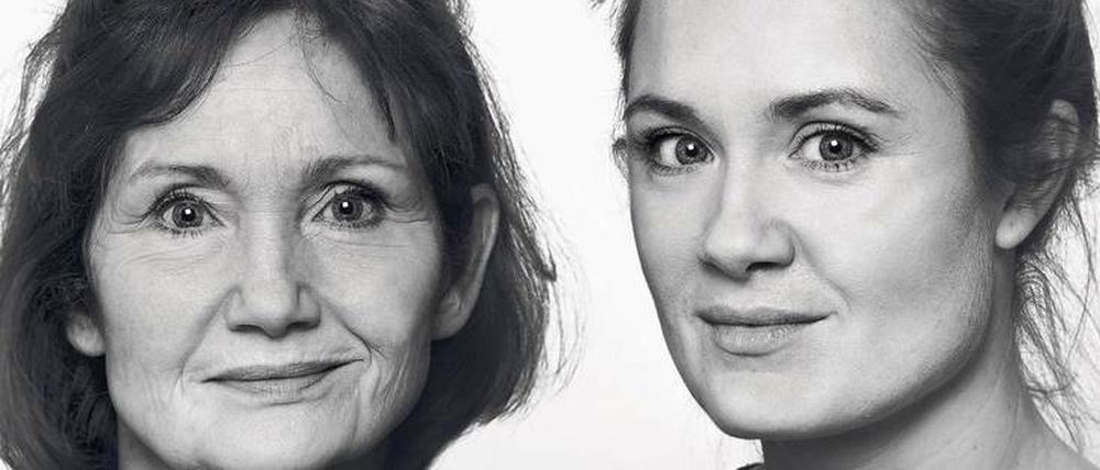 Mutter und Tochter. Schauspielerinnen Barbara Schnitzler (links) und Pauline Knof.