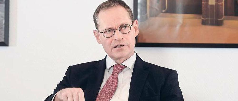 Der Regierende Bürgermeister Michael Müller fordert inhaltliche Veränderungen zum Ergebnis der Sondierungen. 