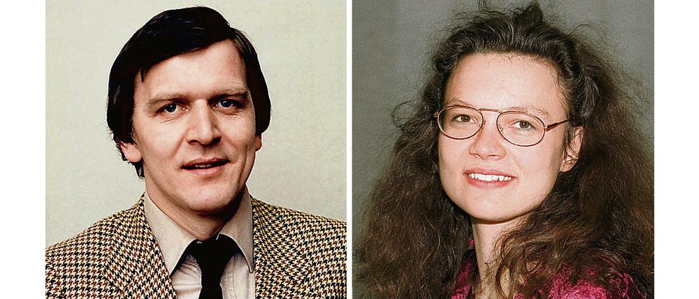 Von links außen ab durch die Mitte: Die Ex-Juso-Chefs Gerhard Schröder und Andrea Nahles (von links).
