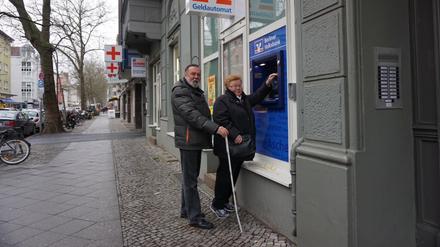 Zu hoher Geldautomat in Wilhelmstadt.