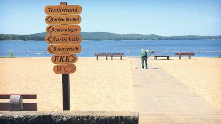 Das Strandbad am Müggelsee soll ab diesem Jahr saniert werden - bei laufendem Betrieb.