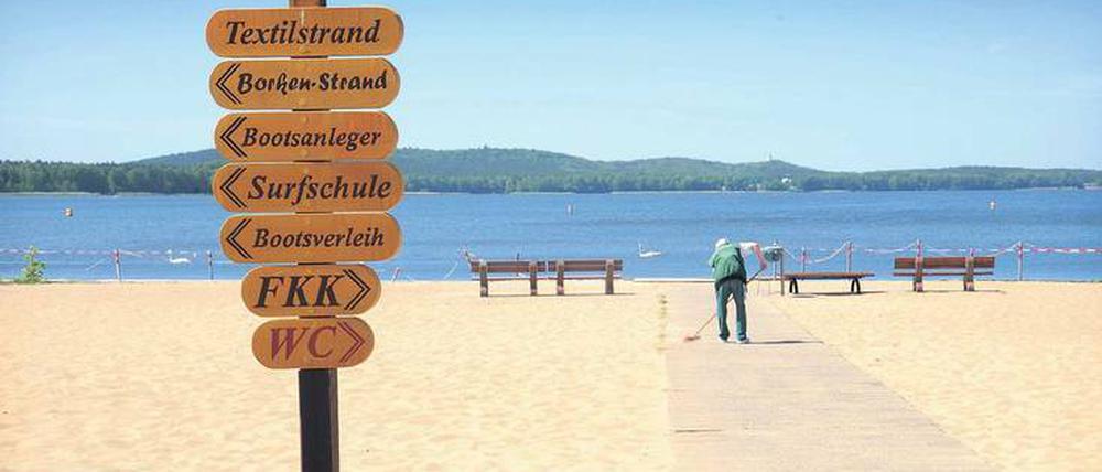 Das Strandbad am Müggelsee soll ab diesem Jahr saniert werden - bei laufendem Betrieb.