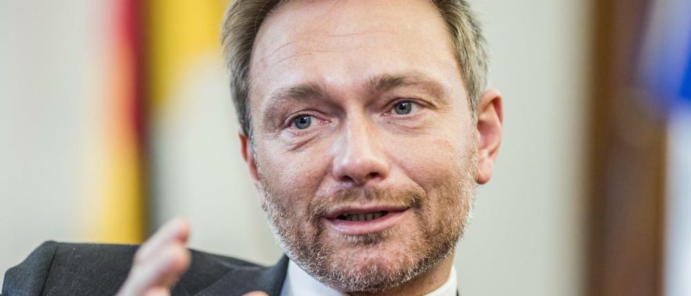 Der FDP-Bundesvorsitzende Christian Lindner
