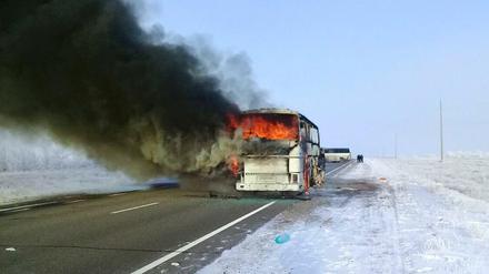 Die meisten Passagiere kamen in den Flammen ums Leben.