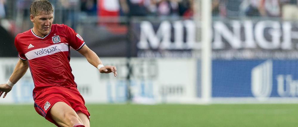 Chicagos Bastian Schweinsteiger in Aktion.