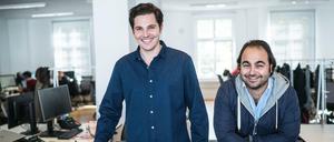 Fast 500 Millionen für die Auto 1-Gründer Christian Bertermann (l.) und Hakan Koc. Das Unternehmen bewertet und verkauft Gebrauchtwagen.