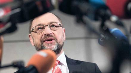 SPD-Parteichef Martin Schulz muss das Sondierungsergebnis verteidigen.