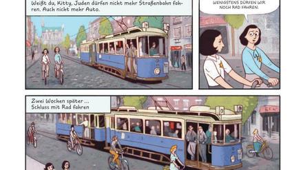 Tagebuch in Comicolor: Eine Seite aus dem besprochenen Buch.