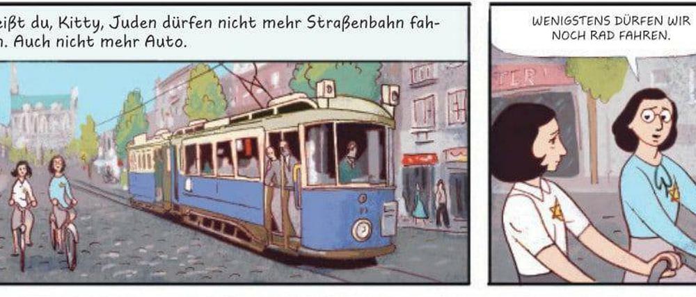 Tagebuch in Comicolor: Eine Seite aus dem besprochenen Buch.