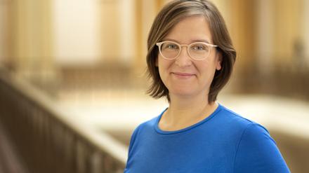 Silke Gebel ist Fraktionsvorsitzende der Grünen im Berliner Abgeordnetenhaus
