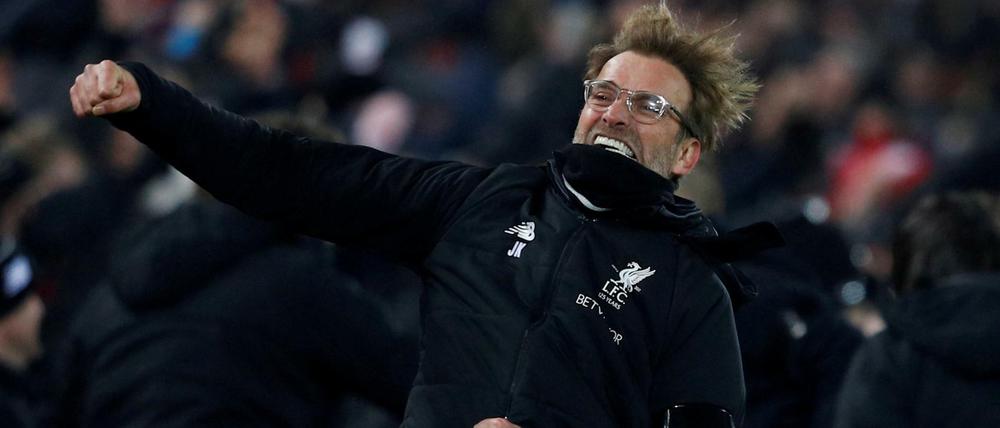 Jürgen Klopp hatte viel Grund zum Jubeln.