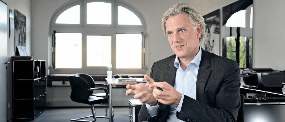 Stephan Schwarz, Präsident der Berliner Handwerkskammer und Geschäftsführer der Gebäudereinigungsfirma GRG Services Group.