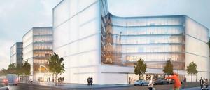 Der Onlinehändler Zalando baut einen umfangreichen Bürokomplex in Friedrichshain. 