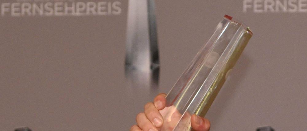 Trophäe: Der Deutsche Fernsehpreis wird am 26. Januar in 24 Kategorien vergeben.