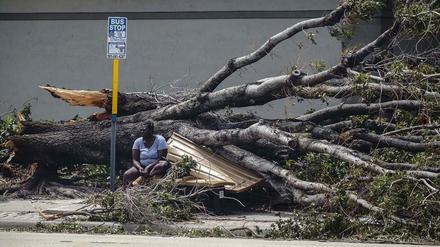 Katastrophe im Touristenland. West Palm Beach, Florida, nach dem Hurrikan Irma.