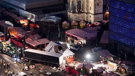 Anis Amri hinterließ auf dem Breitscheidplatz eine Schneise der Verwüstung.