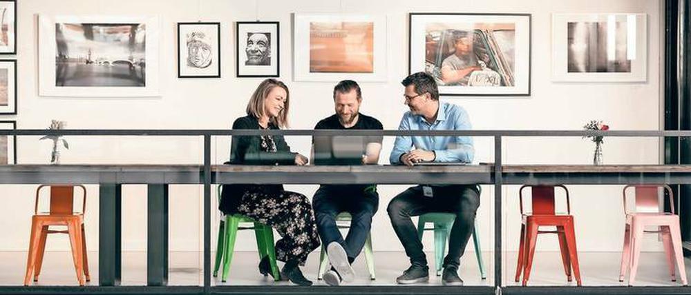 Start-up-Style. Die Arbeitsräume im IoT-Campus haben Mitarbeiter zusammen mit Architekten selbst gestaltet.