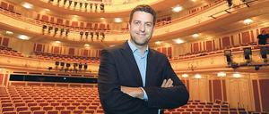 Matthias Schulz in der restaurierten Staatsoper.