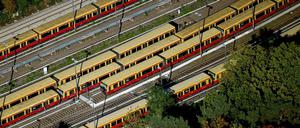 Zeit einplanen. Bei der S-Bahn stockt's.