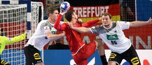 Paul Drux (rechts) und Finn Lemke hatten nicht immer alles im Griff.