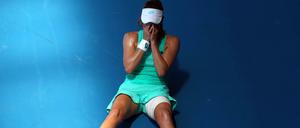 Alizé Cornet während ihres Drittrundenspiels in Melbourne. 