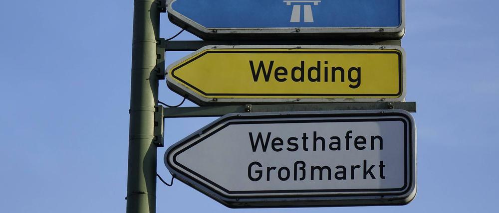 Für Wedding-Planer. Wer in diesen Berliner Ortsteil fahren will, sollte im, in und auf auseinanderhalten können.