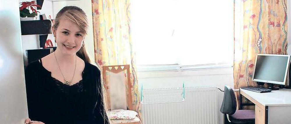 Maria Dima musste etliche Bewerbungen verschicken, bevor sie endlich ein Wohnheimzimmer in Lankwitz ergattert hat.