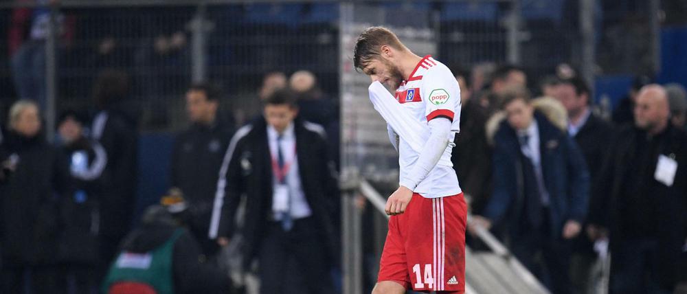 Mund und Nase abputzen. Aaron Hunt und der Hamburger SV erleben die nächste Krise.