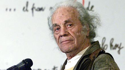 Der chilenische Dichter Nicanor Parra am 8. August 2011 in Santiago de Chile. 