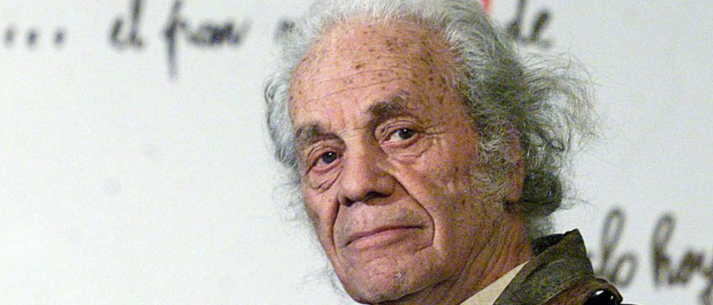 Der chilenische Dichter Nicanor Parra am 8. August 2011 in Santiago de Chile. 