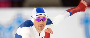 Darf nicht mit. Das IOC sperrt den russischen Eisschnellläufer Denis Juskow für Olympia 2018.