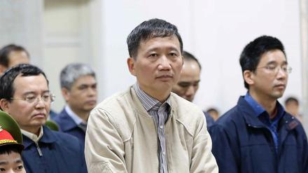 Der nun verurteilte Geschäftsmann Trinh Xuan Thanh am 11. Januar bei seinem Prozess.