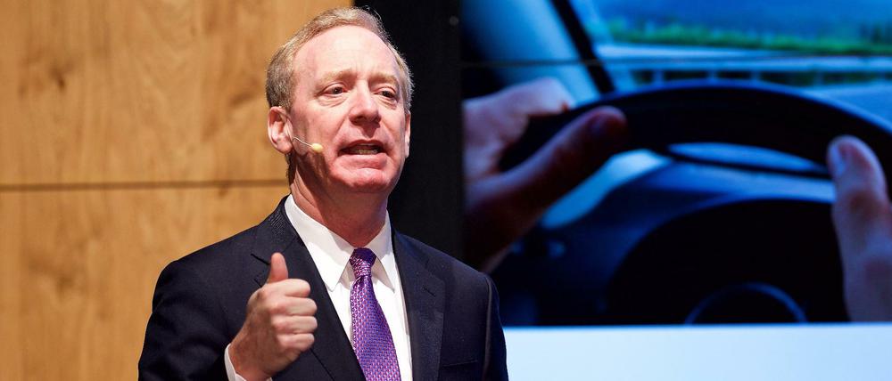Microsoft-President Brad Smith in Berlin