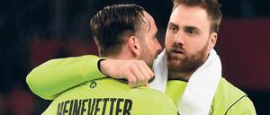 Sicherer Rückhalt. Heinevetter und Wolff halten bisher sehr stark.