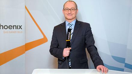 Erhard Scherfer arbeitet in Berlin als Parlamentskorrespondent für den Ereignis- und Dokumentationskanal Phoenix