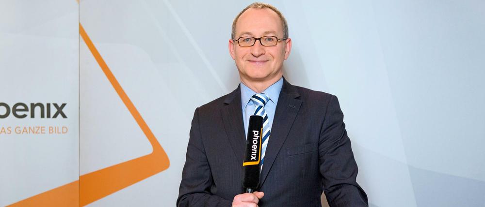 Erhard Scherfer arbeitet in Berlin als Parlamentskorrespondent für den Ereignis- und Dokumentationskanal Phoenix