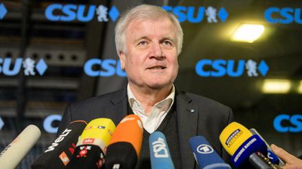 CSU-Chef Horst Seehofer in München.