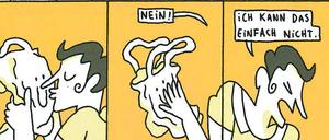 Faustdick hinter den Henkeln: Eine Seite aus „Tüti“.