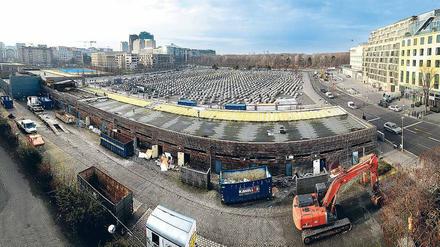 Am Denkmal für die ermordeten Juden Europas beginnen die Vorarbeiten für Neubauten.
