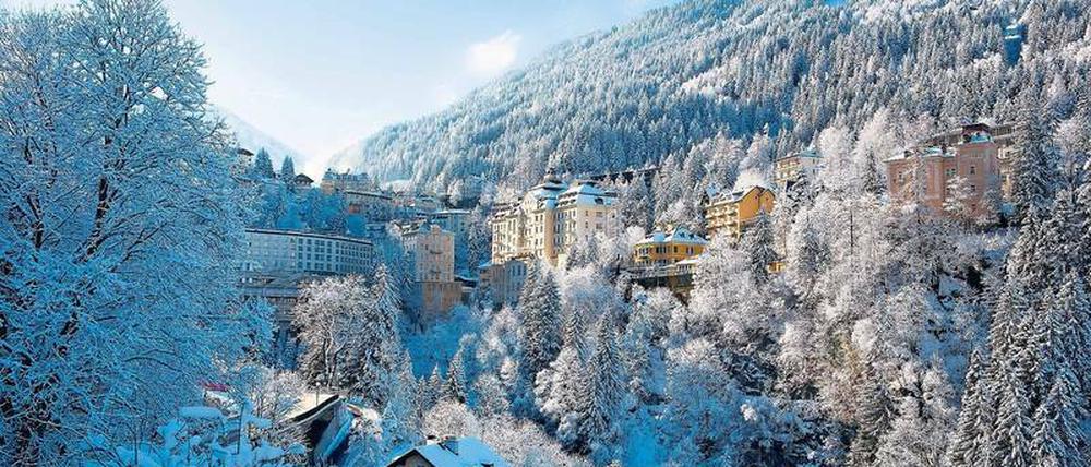 Alter Charme. In Bad Gastein kurten Kaiser und Könige in für die damalige Zeit schicken Jugendstilhotels.