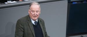 Alexander Gauland, Vorsitzender der AfD-Bundestagsfraktion, weiß in welchen Ausschüssen seine Partei die Agenda mitbestimmen kann.