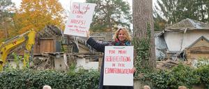 Gegen den Abriss der Poelzig-Villa protestiert eine Bürgerinitiative.
Foto: Cay Dobbberke