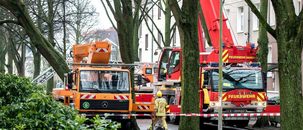 Sturmtief "Friederike" war am Donnerstag über weite Teile Deutschlands hinweg gezogen.