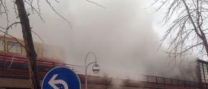Am 31.12.2017 gab es einen Feuerwehrgroßeinsatz am Bahnhof Zoo.
