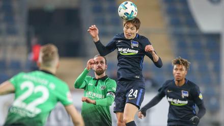 Genki Haraguchi, hier bei einem Vorbereitungsspiel in der Winterpause gegen Hannover 96. 